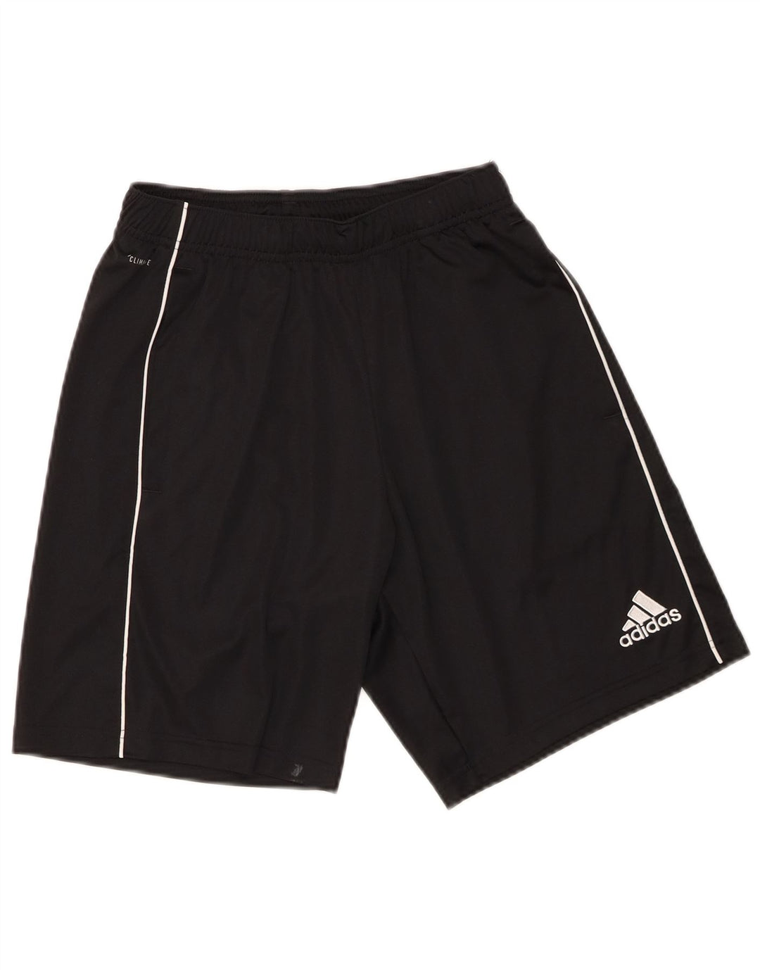 Pantaloncini sportivi Adidas Climalite da uomo piccoli in poliestere nero