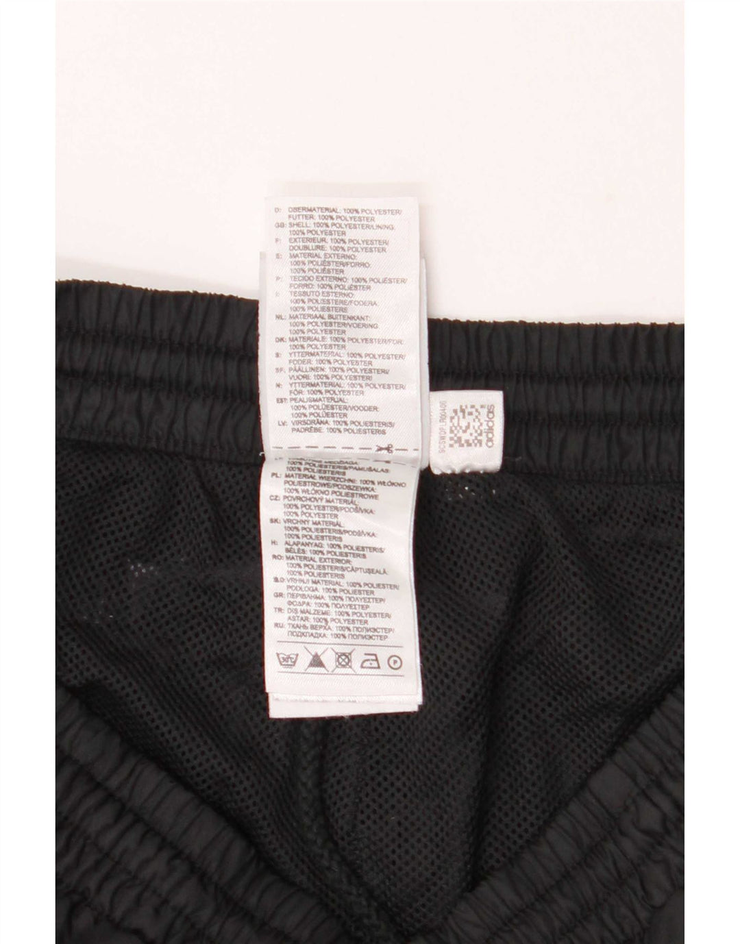 Pantaloni da tuta da uomo Adidas Medium Black Colourblock in poliestere