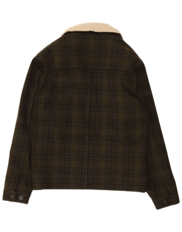 Giacca a vento da uomo Minimum UK 40 grande plaid verde