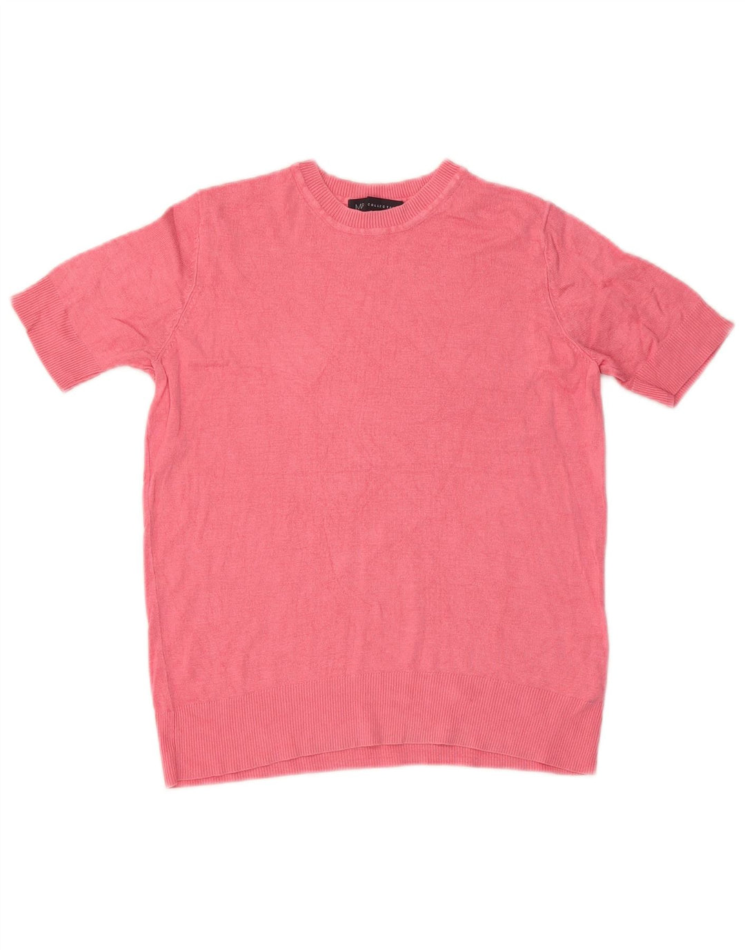Maglione maglione girocollo da donna Marks & Spencer UK 8 piccolo rosa