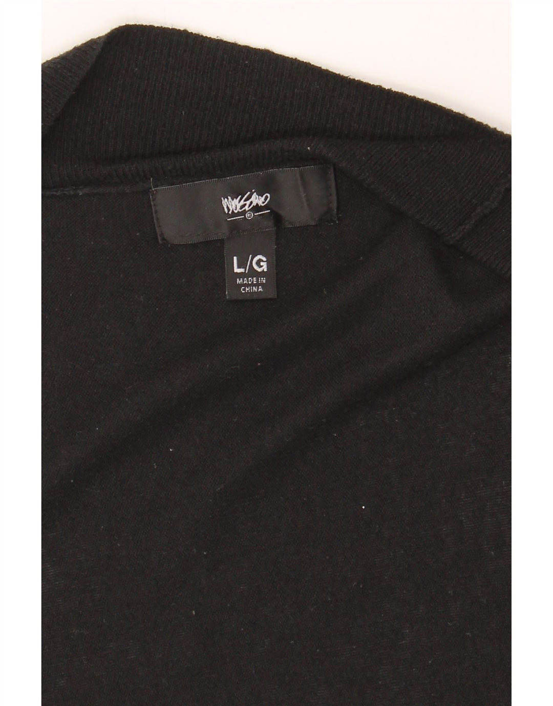 MOSSIMO Womens Short Sleeve Open Cardigan Sweater UK 14 Large Black Nylon Vintage Mossimo and Second-Hand Mossimo from Messina Hembry 