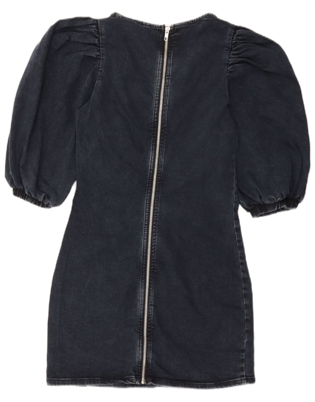 Abito in denim da donna Zara UK 12 blu navy medio