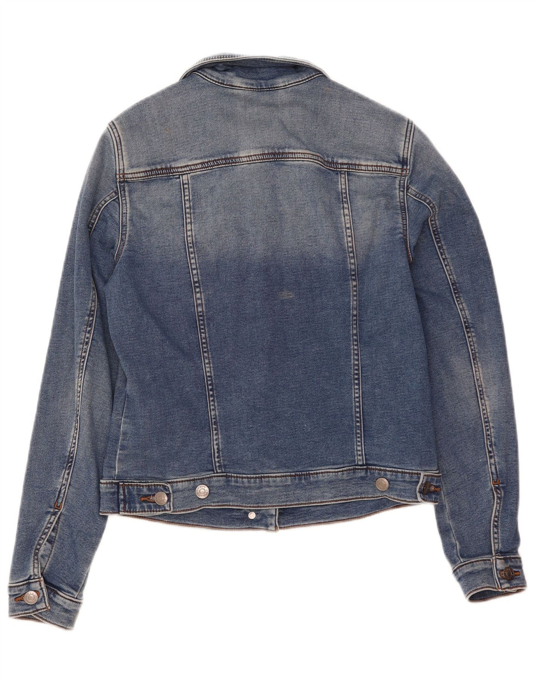 Giacca in denim corto da donna Esprit UK 10 piccolo cotone blu