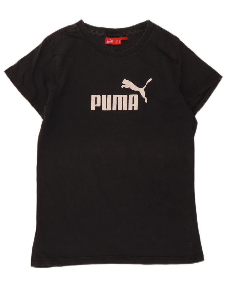 Maglietta grafica da ragazzo Puma 11-12 anni Nera