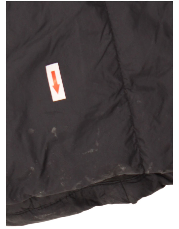Cappotto imbottito da donna Sergio Tacchini UK 14 nylon nero medio