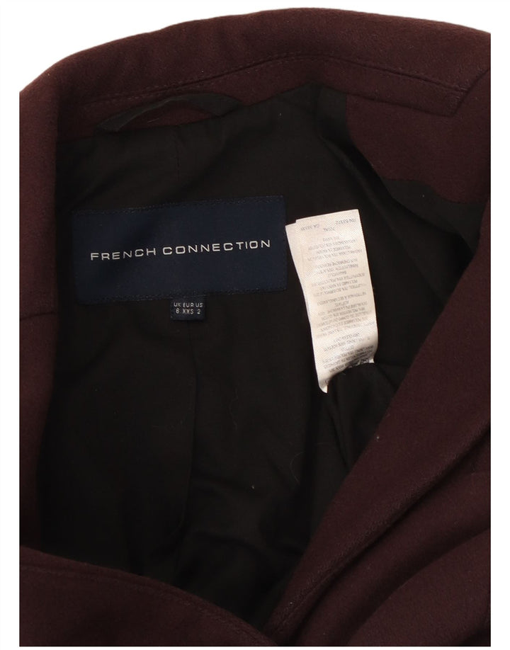 FRENCH CONNECTION Soprabito aperto da donna UK 6 XS Lana marrone