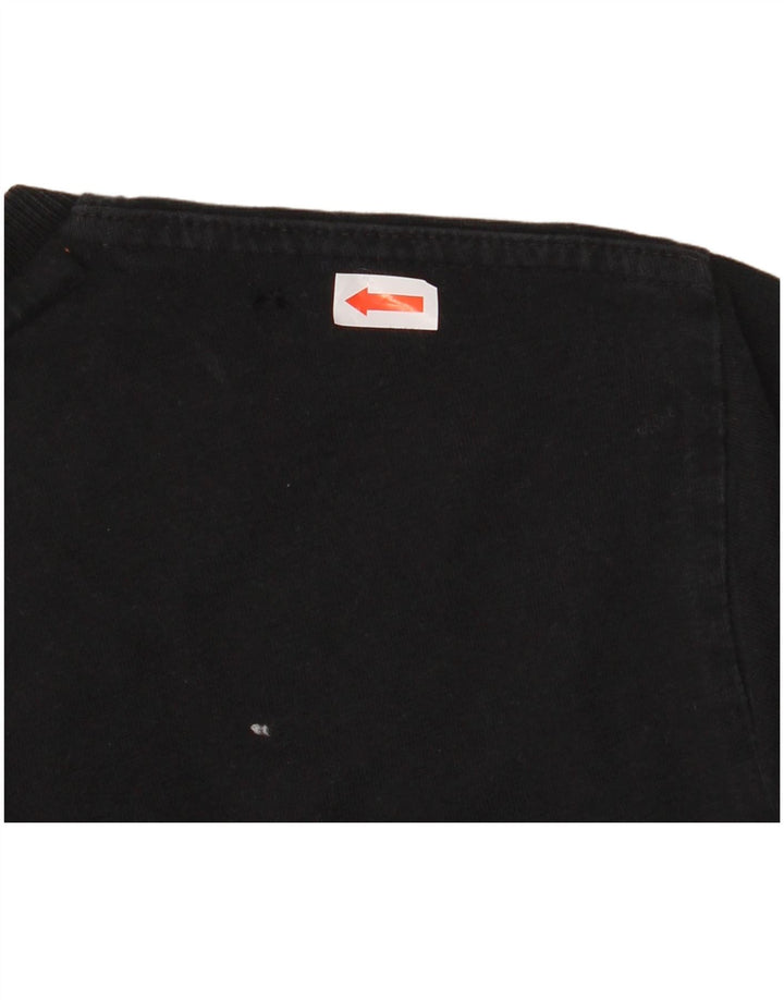 T-shirt da uomo SUPERDRY Top in cotone nero medio