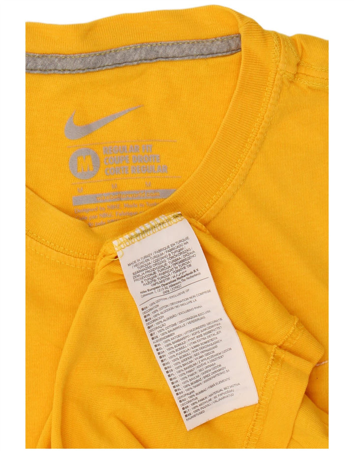 Canotta Nike da uomo con vestibilità regolare, cotone giallo medio