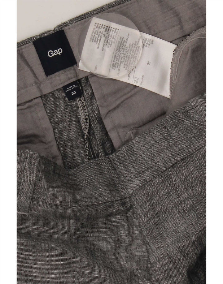 Pantaloncini chino da uomo Gap W30 in cotone grigio medio