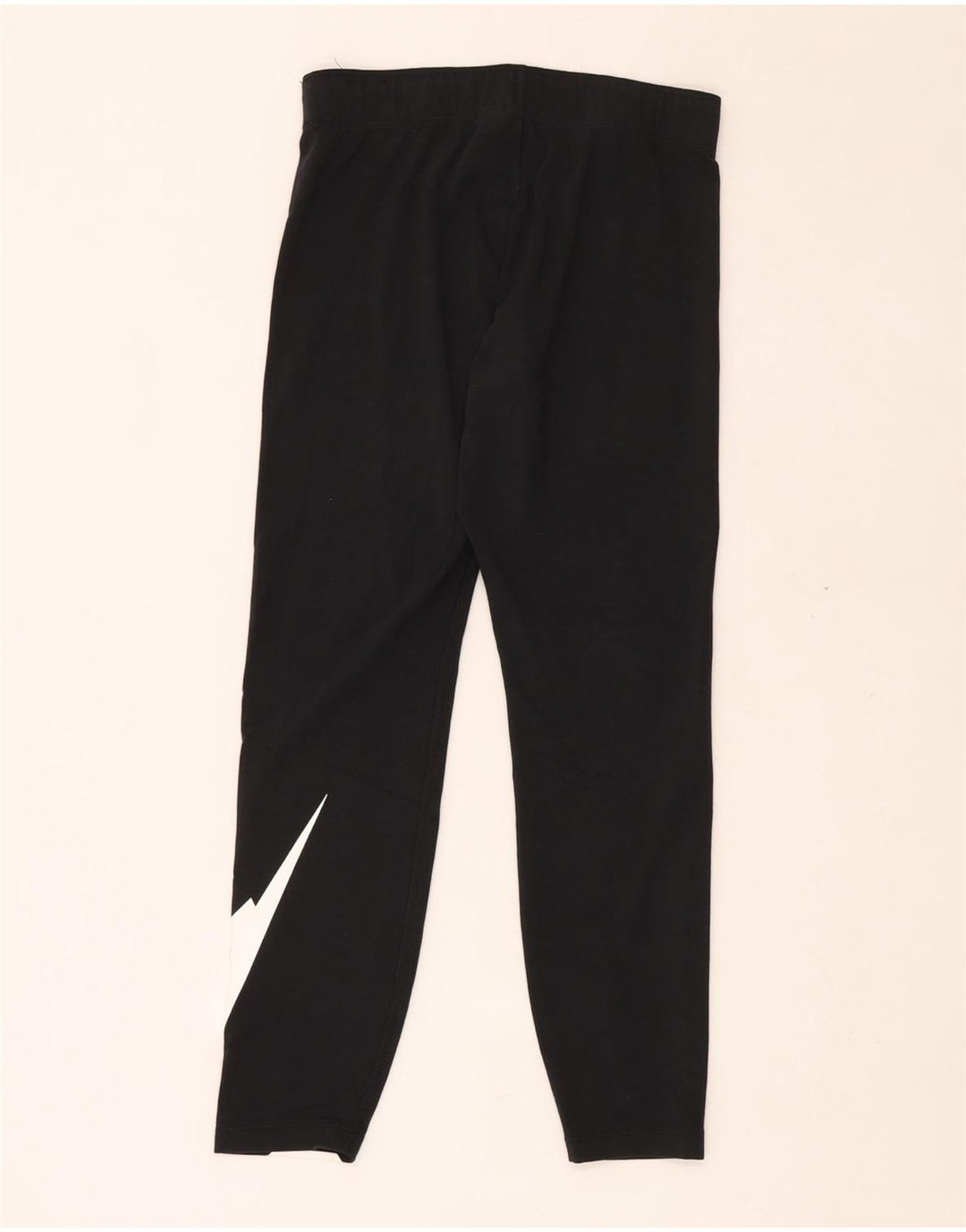 Leggings grafici da donna NIKE UK 8 piccoli in cotone nero