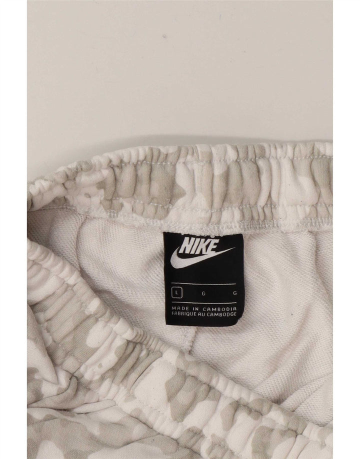 Pantaloncini sportivi Nike da uomo grandi grigi mimetici