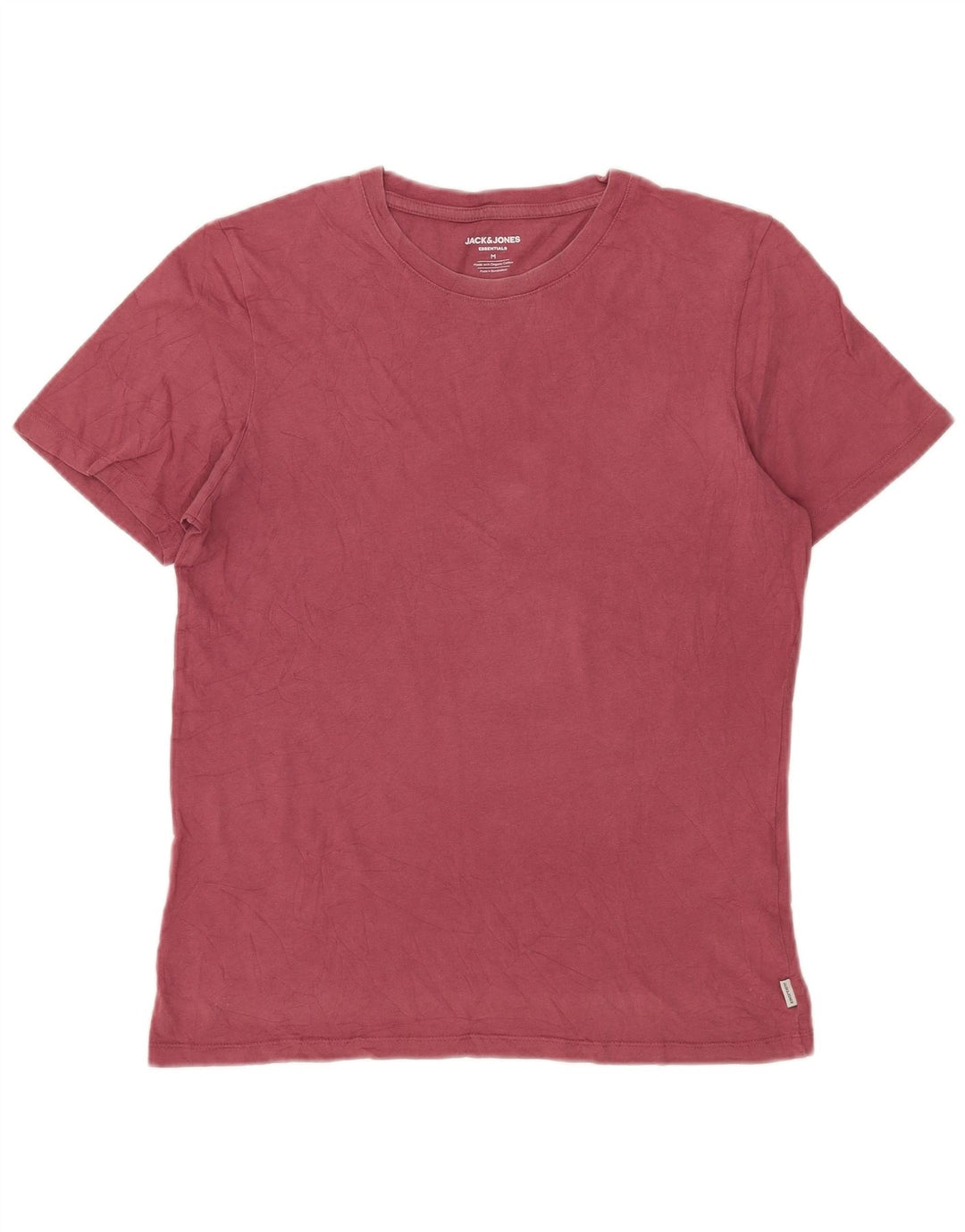 T-shirt da uomo Jack & Jones Top in cotone rosa medio