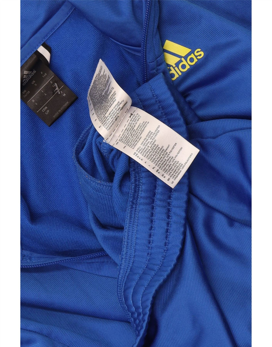 Giacca da tuta da uomo Adidas UK 36/38 Small Blu Poliestere