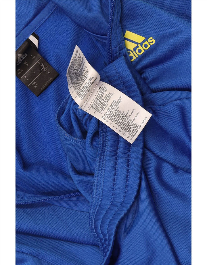 Giacca da tuta da uomo Adidas UK 36/38 Small Blu Poliestere