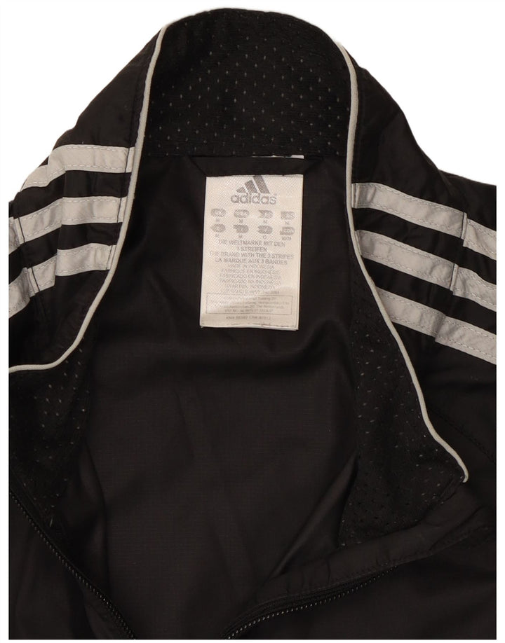 Giacca antipioggia da uomo Adidas UK 38 poliestere nero medio