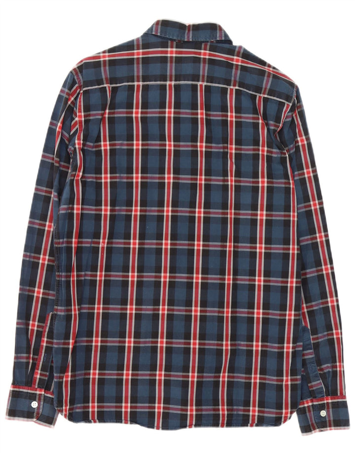 Camicia da uomo Levi's in cotone a quadri blu navy medio