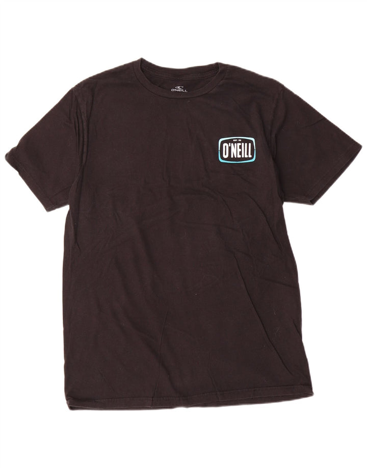 T-shirt grafica da uomo O'Neill Modern Fit Top in cotone nero medio