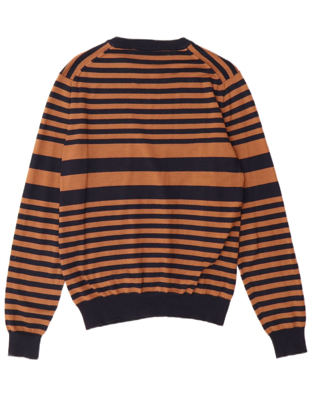 Maglione Maglione Girocollo Uomo Trussardi Jeans Acrilico a Righe Marrone Medio