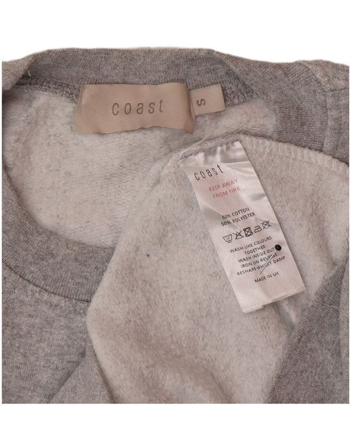 Felpa con grafica Tokyo Coast da uomo, piccola, in cotone grigio screziato