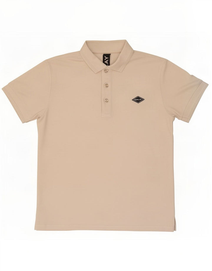 Polo da uomo Replay in cotone bianco sporco medio