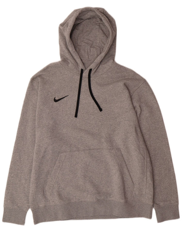 Felpa con cappuccio da uomo Nike XL in cotone grigio