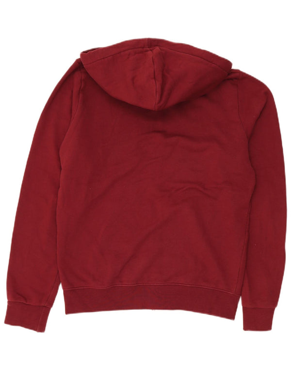 Maglione con cappuccio e zip grafica da uomo Starter in cotone bordeaux medio