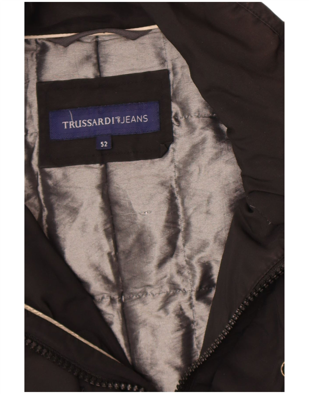 Giacca A Vento Uomo Trussardi Jeans IT 52 XL Nera