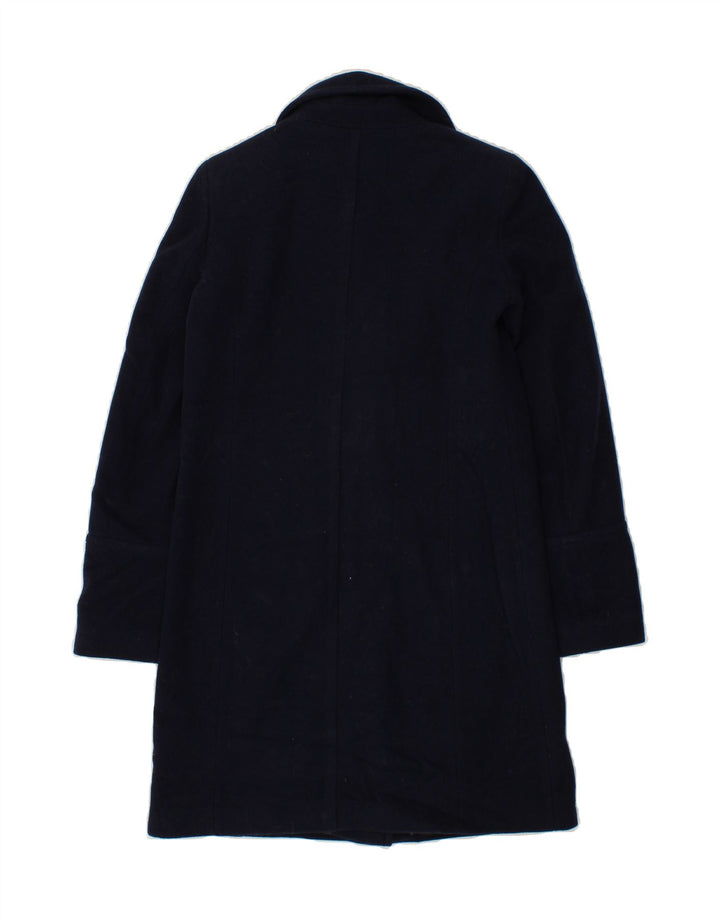 BENETTON Womens Overcoat UK 6 XS  Navy Blue Polyester Vintage Benetton and Second-Hand Benetton from Messina Hembry 