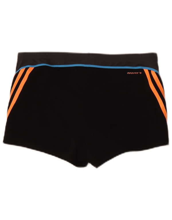 Pantaloncini da bagno Adidas Infinitex da uomo UK 38 piccoli poliestere nero