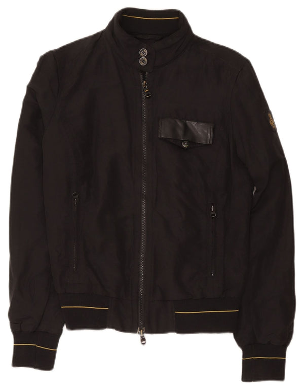 Refrigiwear Giacca Bomber Cruz da Donna Grande in Cotone Nero