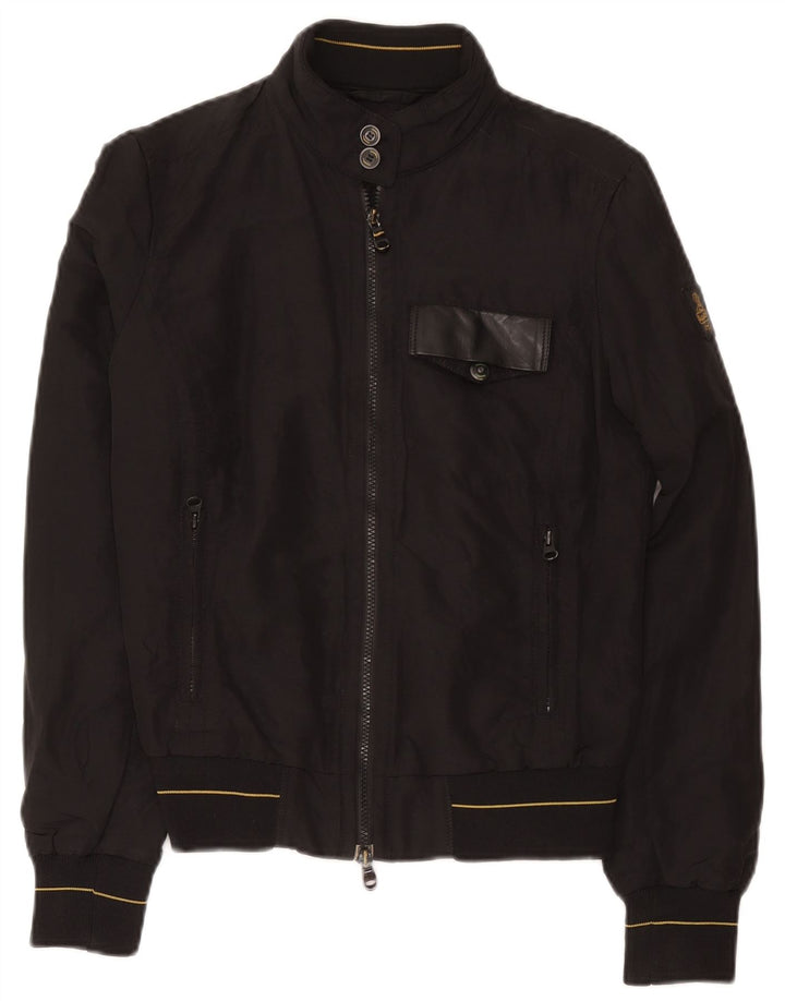 Refrigiwear Giacca Bomber Cruz da Donna Grande in Cotone Nero