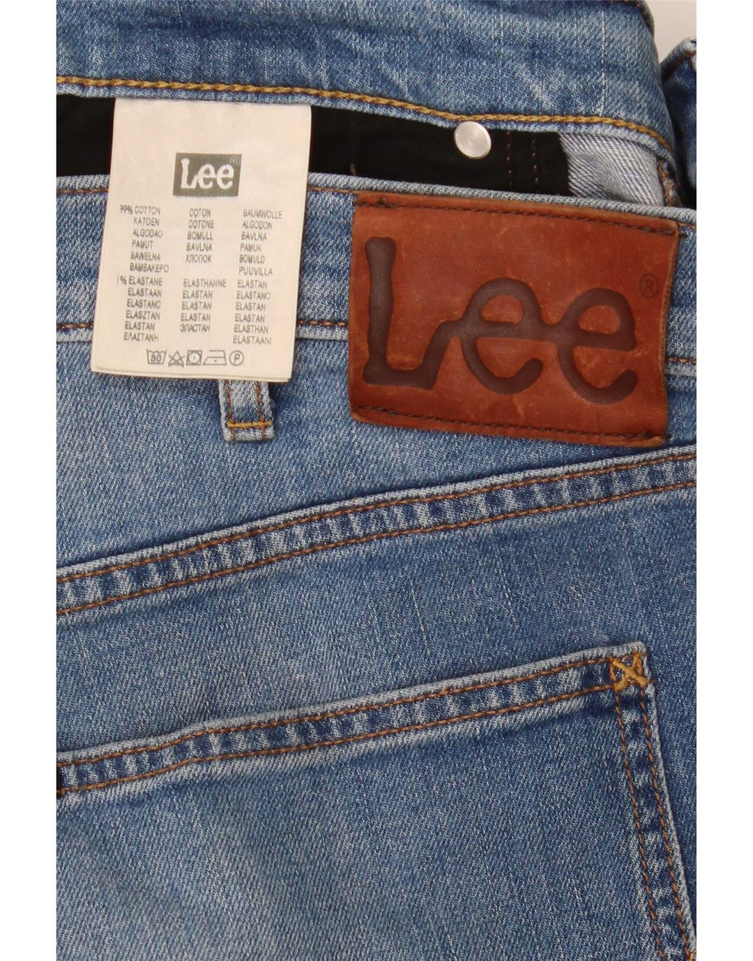 Jeans Lee Daren Slim da uomo W36 L32 in cotone blu