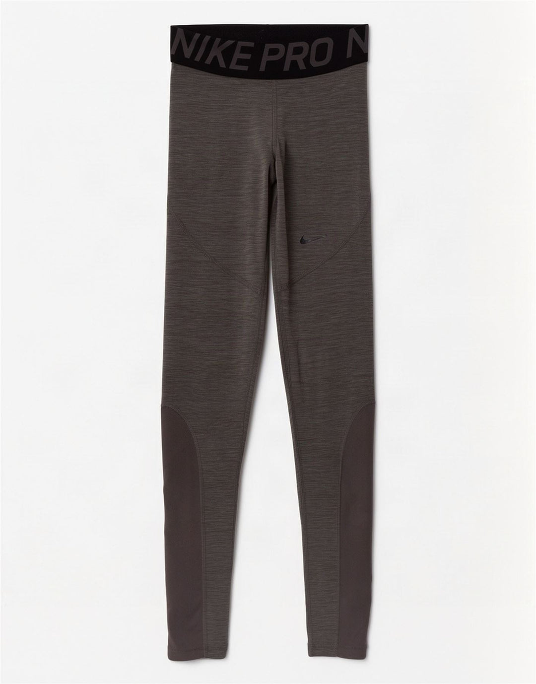 Leggings grafici Nike Dri Fit da donna UK 4 XS poliestere chiazzato grigio