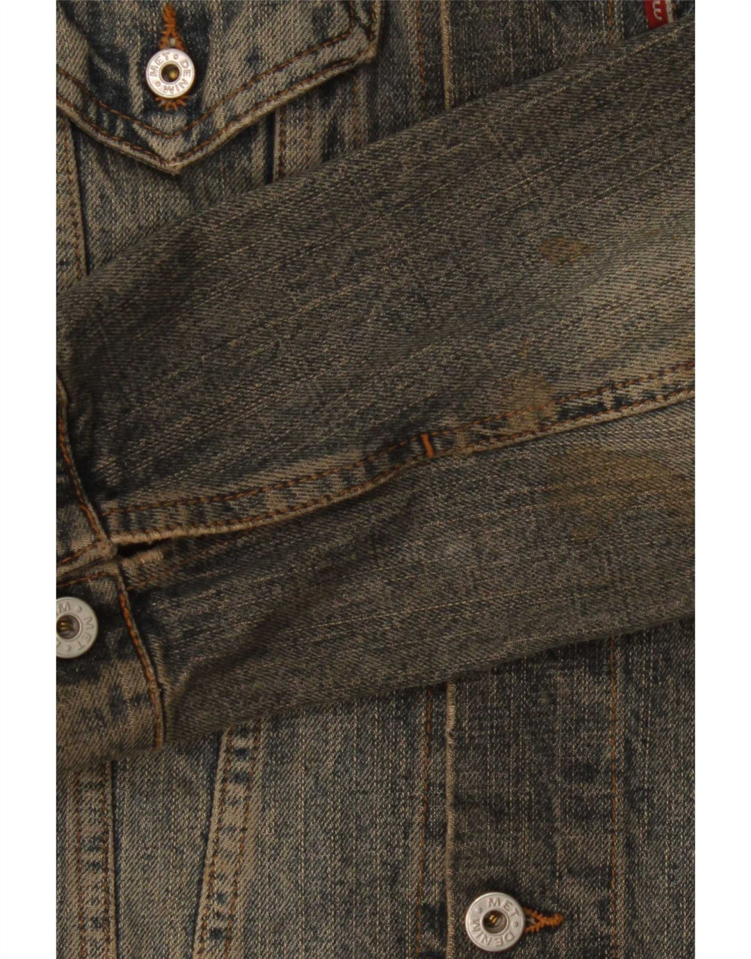 Giacca in denim da donna MET UK 12 Cotone blu medio
