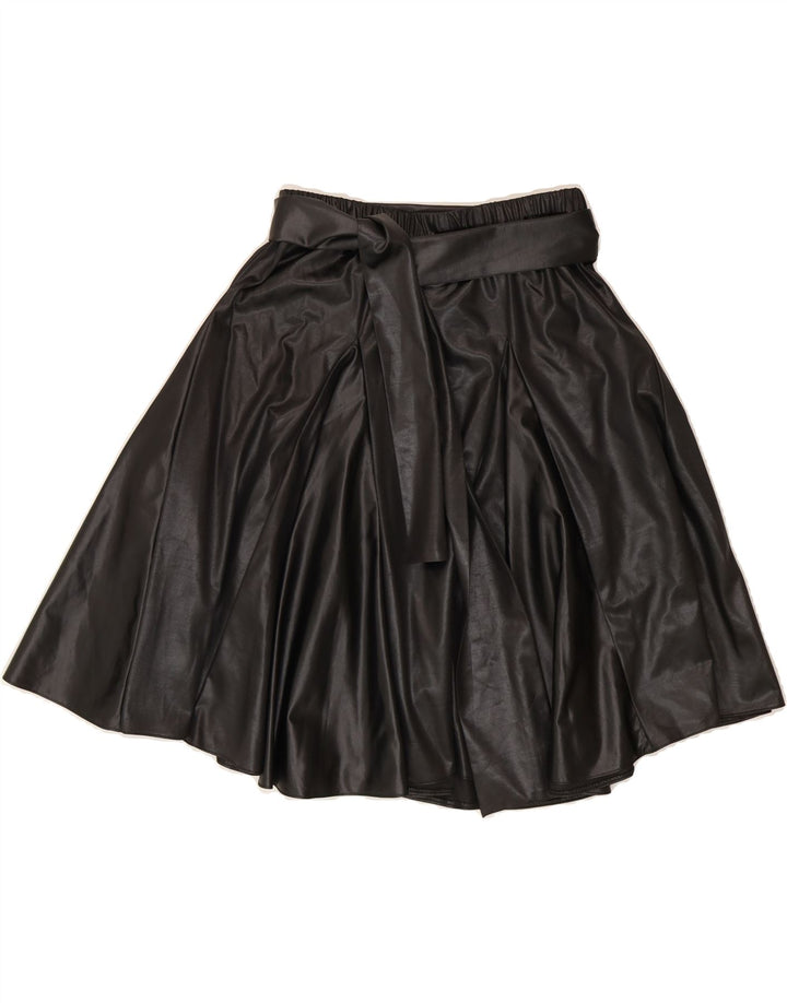 VINTAGE Womens Flared Skirt W30 Medium Black Vintage Vintage and Second-Hand Vintage from Messina Hembry 