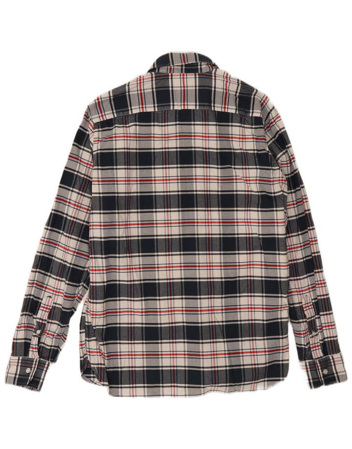Camicia da uomo Levi's Large in cotone a quadri blu navy