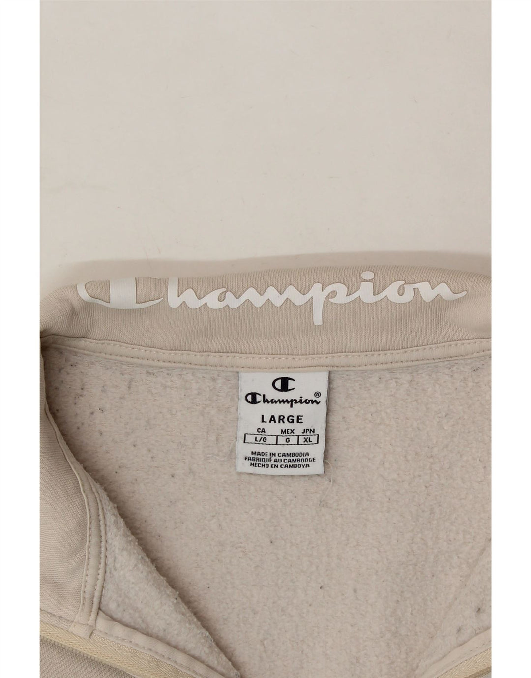 CHAMPION Womens Tracksuit Top Jacket UK 14 Large Grey Vintage Champion and Second-Hand Champion from Messina Hembry 