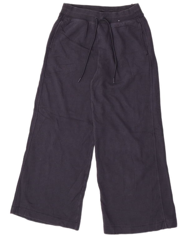 Pantaloni da tuta da donna Marks & Spencer UK 10 piccoli in cotone blu navy