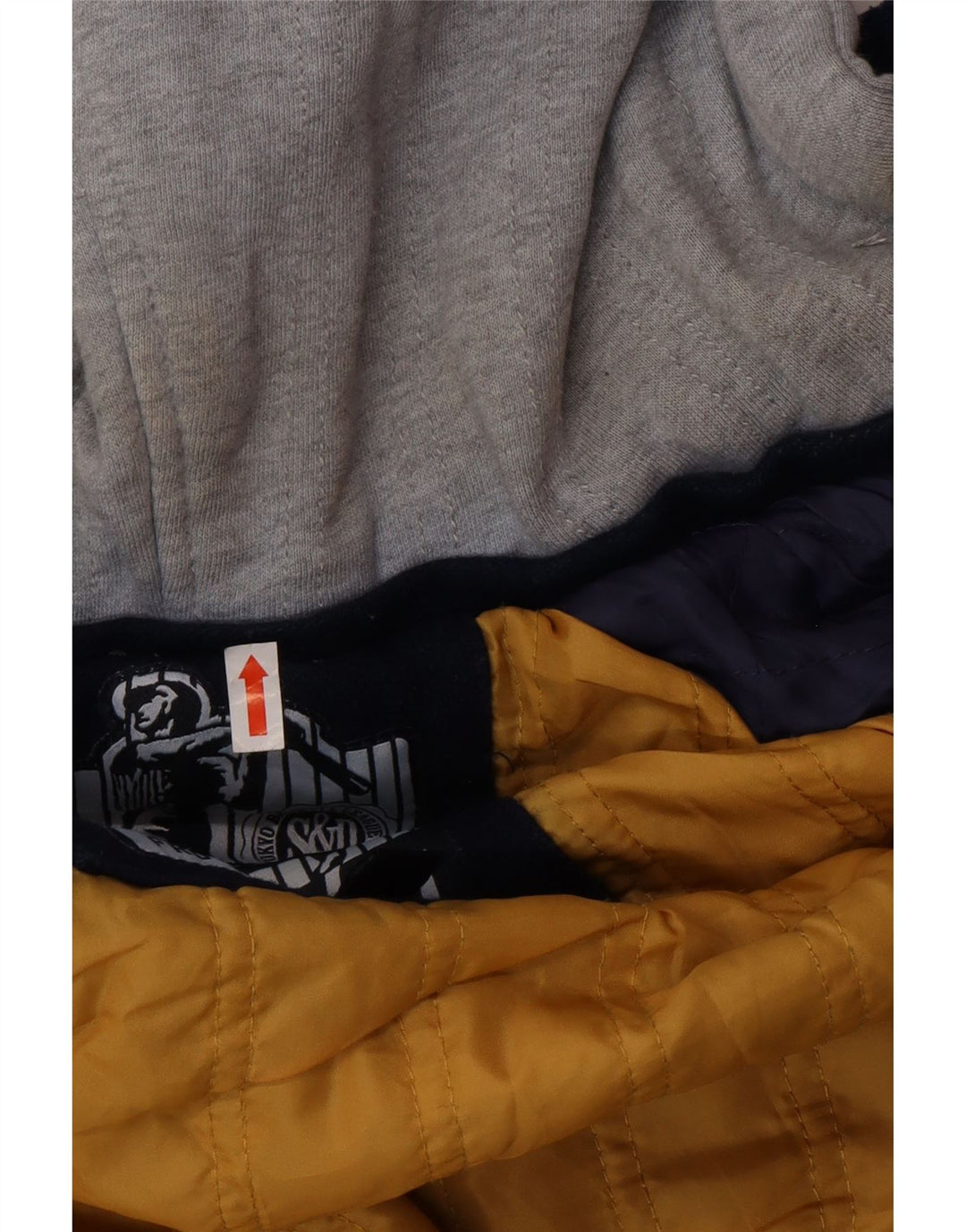 Giacca college grafica da uomo SUPERDRY UK 38 blocco colore blu navy medio