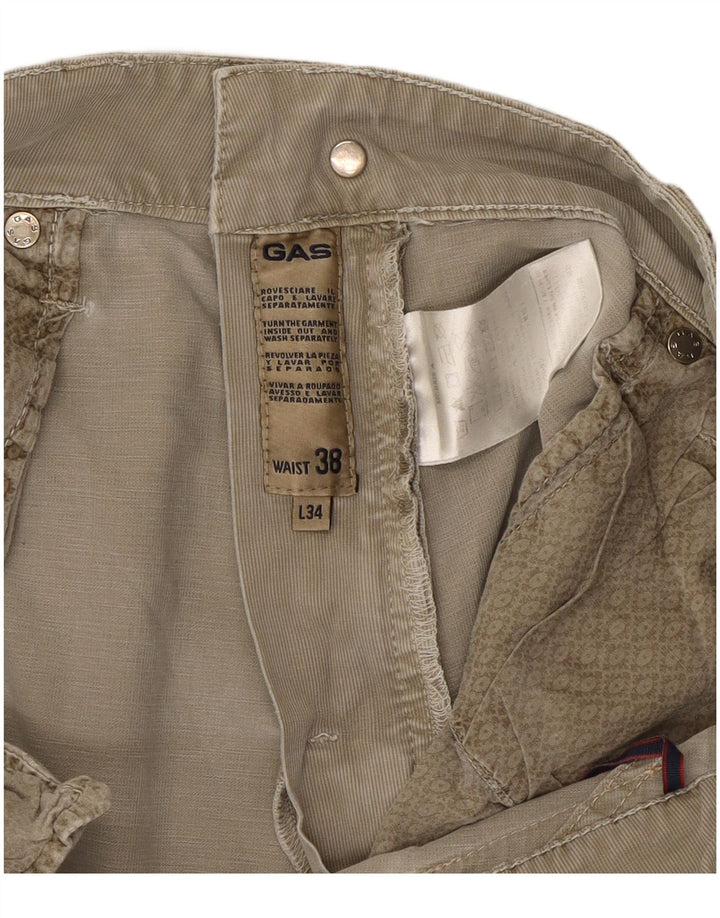 Pantaloni casual slim Morris da uomo GAS W38 L34 kaki