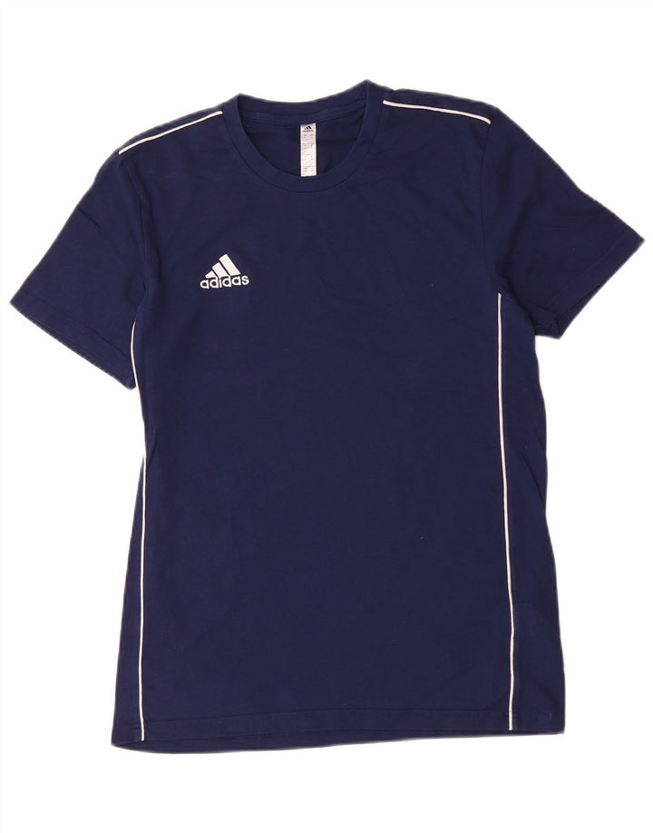 Maglietta Adidas da Uomo Top Piccola Blu Navy Cotone