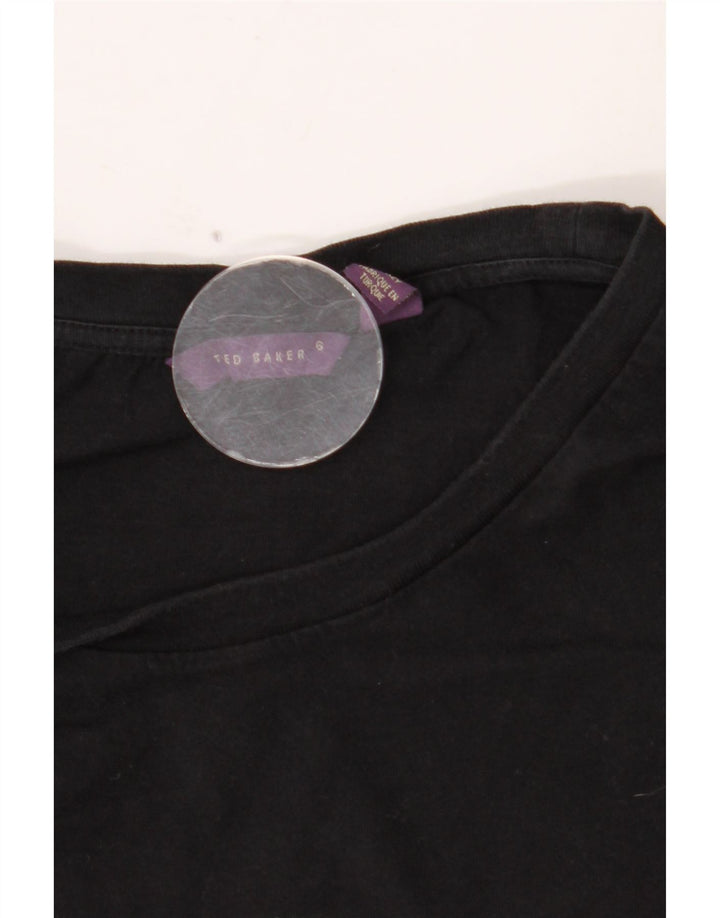T-shirt grafica da uomo TED BAKER taglia superiore 6 2XL nera