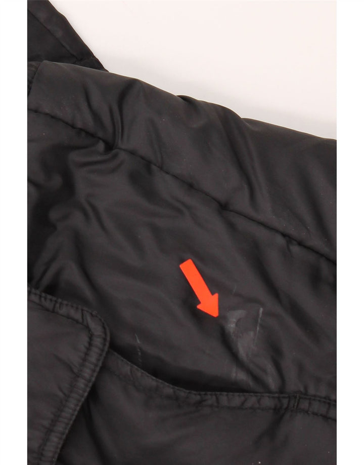 Giacca imbottita con cappuccio Fila Uomo IT 54 2XL Nero Poliammide