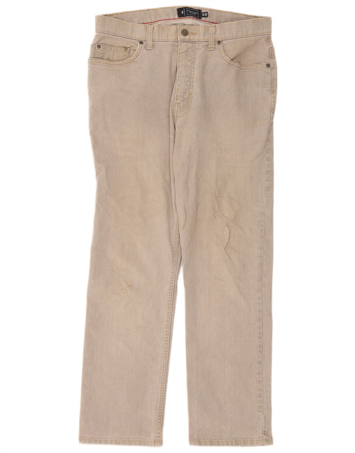 Jeans dritti Marks & Spencer da uomo blu Harbour W34 L29 cotone grigio