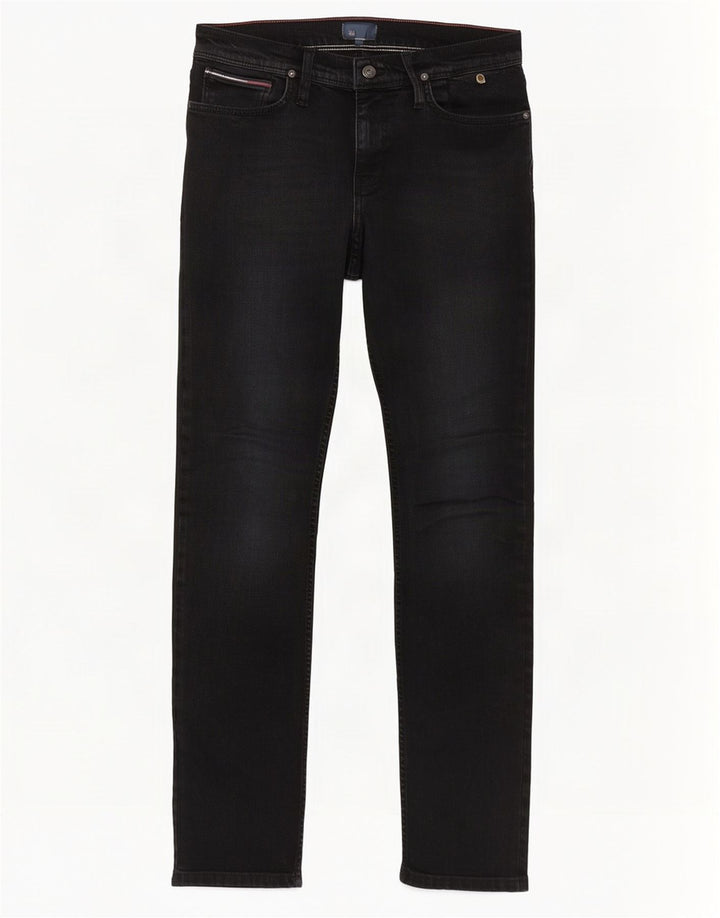 Jeans slim da donna Tommy Hilfiger W30 L34 cotone nero