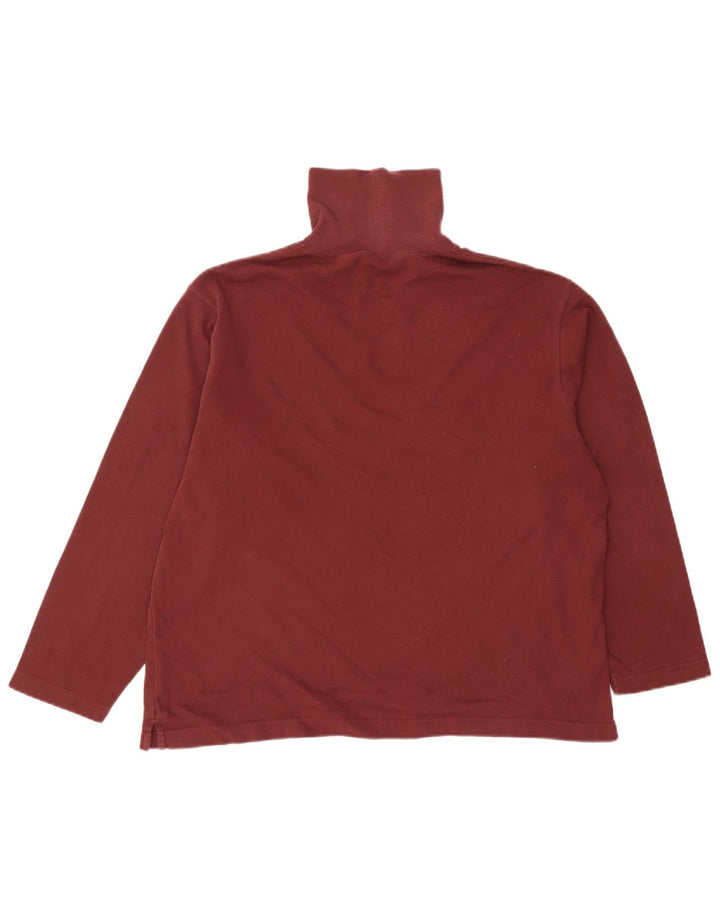 Marks & Spencer Top oversize da donna a maniche lunghe UK 16 Large Borgogna