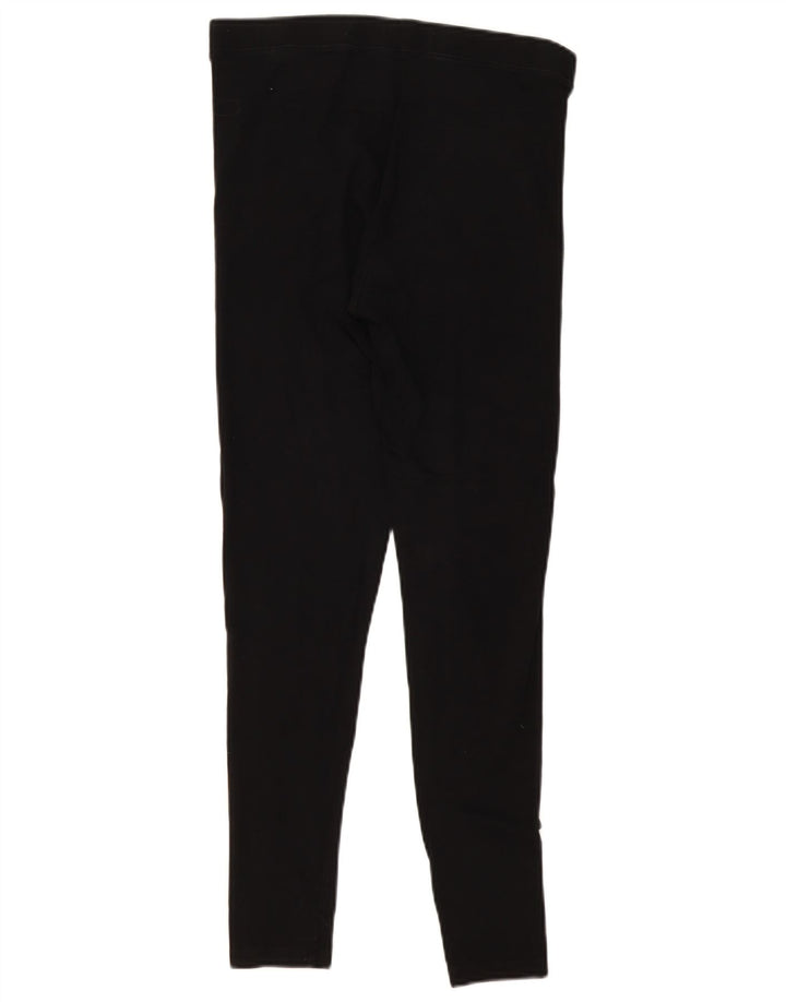 Leggings da donna Marks & Spencer UK 12 cotone nero medio
