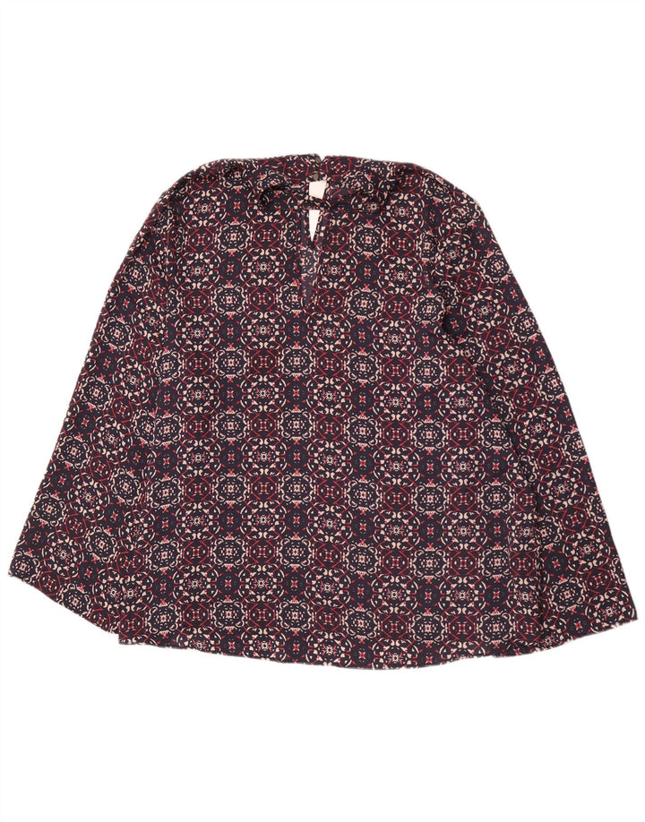 Camicetta da donna con motivo astratto Marks & Spencer Top UK 22 3XL Blu navy
