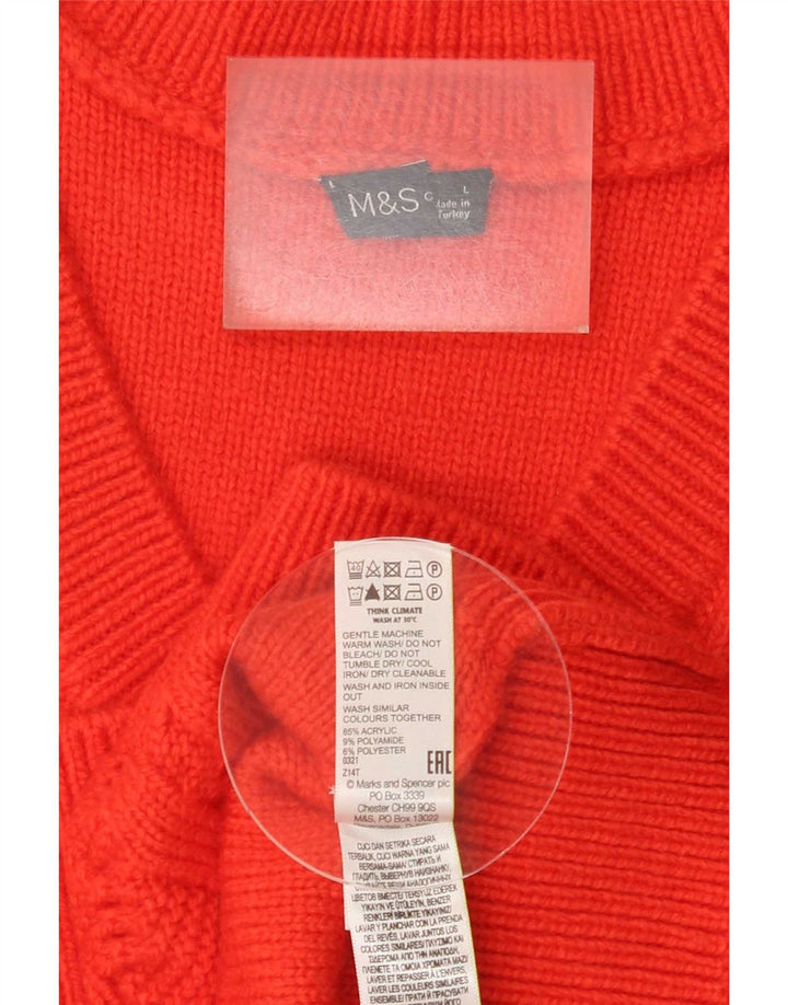 Canottiera da uomo Marks & Spencer grande rossa in acrilico