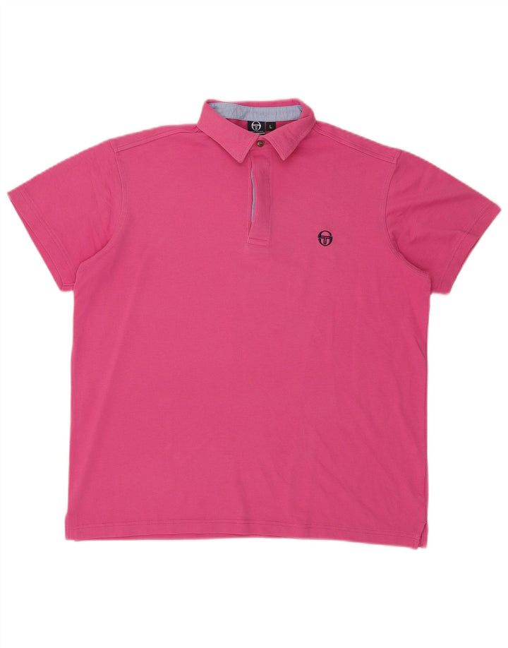 Polo da uomo Sergio Tacchini grande rosa